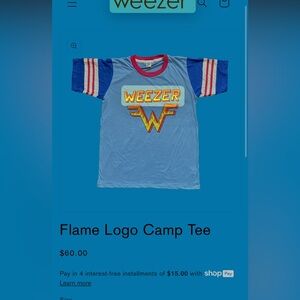 Weezer Tshirt size medium